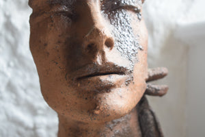 Italian Modernist Bust Sculpture Female Form