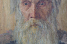 Load image into Gallery viewer, Portrait of an Elderly Bearded Man Oil on Canvas Painting