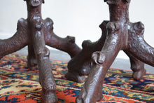 Load image into Gallery viewer, 19th Century Pair of Italian Carved Walnut Torchères