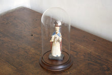 Load image into Gallery viewer, Madonna &amp; Child Antique Devotional Figure in Glass Dome