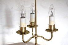 Load image into Gallery viewer, Antique Brass Student Lamp Candelabra
