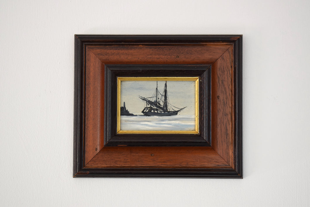 small ship painting