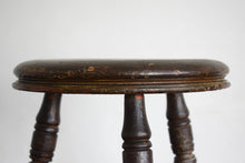 Load image into Gallery viewer, Antique Milking Stool in Original Worn Paint