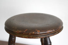 Load image into Gallery viewer, Antique Milking Stool in Original Worn Paint