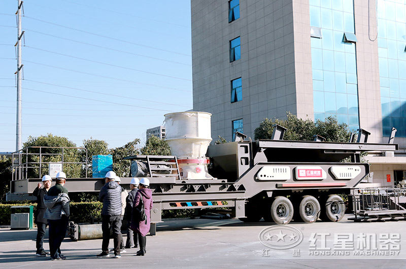 红星客户到厂参观建筑垃圾处理星空平台-星空(中国)一站式服务平台
