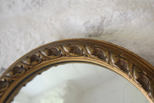 Load image into Gallery viewer, Antique Giltwood Convex Mirror, Early 20th Century