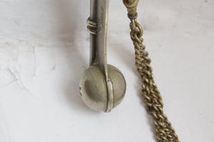 Antique Boatswain's Whistle with Broad Arrow Crows Foot Mark