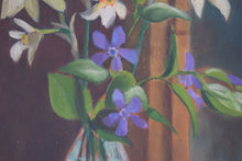 Load image into Gallery viewer, Still Life of Daffodils and Periwinkles Oil on Canvas