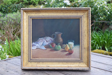Load image into Gallery viewer, Still Life of Fruit and Jug Oil on Canvas Board by Colin Parker