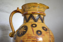 Load image into Gallery viewer, Large Slipware Pottery Moon and Sun Jug by Hannah McAndrew