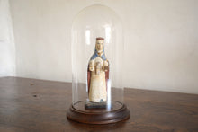 Load image into Gallery viewer, Madonna &amp; Child Antique Devotional Figure in Glass Dome