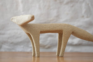 Stephanie Cunningham Original Stoneware Sculpture of a Fox