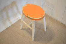 Load image into Gallery viewer, Antique Kitchen Stool with Later Mid Century Paint