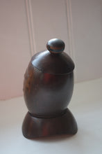 Load image into Gallery viewer, Folk Art Carved Nut Storage Pot
