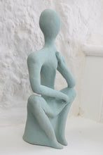 Load image into Gallery viewer, Handmade Studio Pottery Sculpture Anthropomorphic Form in Contemplation