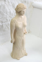 Load image into Gallery viewer, Handmade Stoneware Pottery Sculpture Grecian Woman Statue