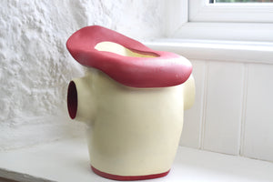 Unusual Ceramic Sculpture Pottery Model Toilet Bidet
