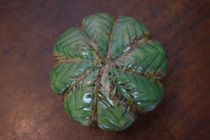 Debbie Prosser Cornish Studio Pottery Green Glazed Paperweight