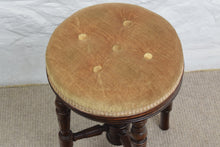 Load image into Gallery viewer, Antique Victorian Period Walnut Revolving Adjustable Piano Stool