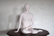 Load image into Gallery viewer, Large Plaster Sculpture Statue Seated Nude Female Form