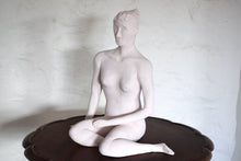 Load image into Gallery viewer, Large Plaster Sculpture Statue Seated Nude Female Form