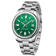 Load image into Gallery viewer, AKNIGHT Gentleman&#39;s Wristwatch with Quartz Movement and Green Dial