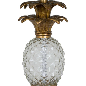 Glass Pineapple Table Lamp