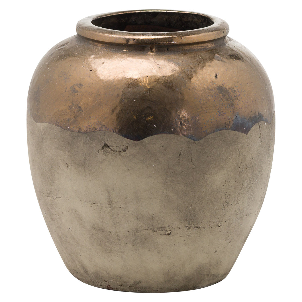 Evi Antique Bronze Large Bonbon Vase
