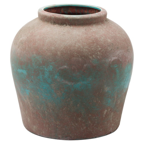 Blue Ceramic Statement Vase