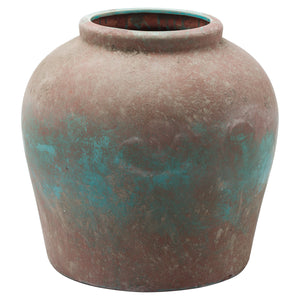 Blue Ceramic Statement Vase