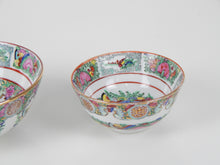 Load image into Gallery viewer, Set of Three Early 20th Century Chinese Famille Rose Bowls