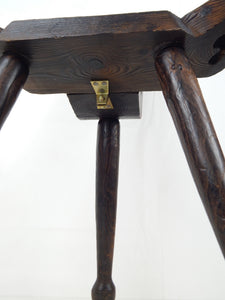 wooden birthing stool