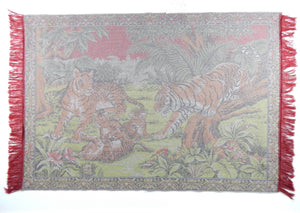 Rug with Tiger Family on