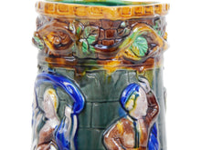 Load image into Gallery viewer, green majolica jug