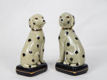 Load image into Gallery viewer, pair of ceramic Dalmatian dogs