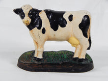 Load image into Gallery viewer, Cast Iron Cow Doorstop