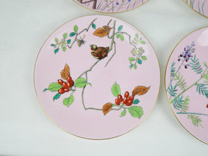 Pink Bird Plates