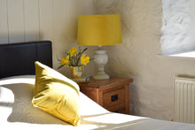 Load image into Gallery viewer, Luxurious Mustard Velvet Lampshade