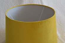 Load image into Gallery viewer, Luxurious Mustard Velvet Lampshade