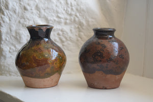 Two studio pottery vases
