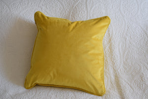 Mustard Velvet Cushion
