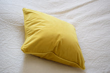 Load image into Gallery viewer, Mustard Velvet Cushion