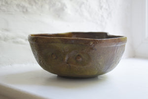 Farnham Pottery Owl Bowl
