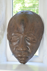 Hardwood Tribal Mask