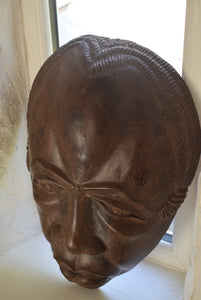 Hardwood Tribal Mask