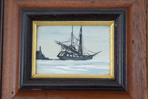 small ship painting