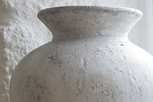 Load image into Gallery viewer, Large White Stone Effect Ceramic Pot