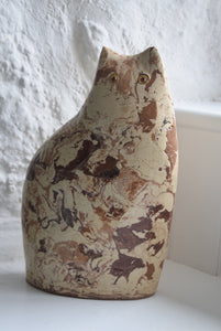 Glazed Stoneware Cat