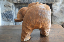 Load image into Gallery viewer, Carved Wooden Brown Bear