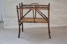 Load image into Gallery viewer, Antique Bamboo Magazine Rack
